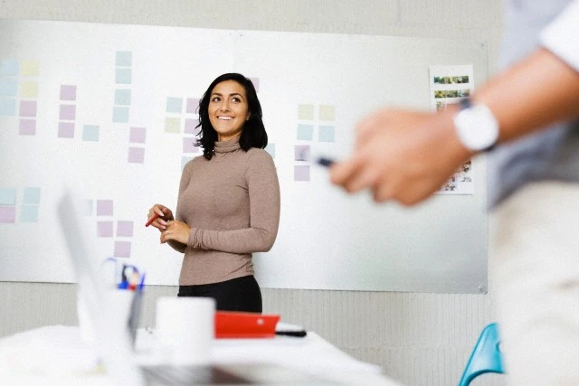 People in office of Small Business, Start-up