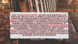 Filosofia de la crisis